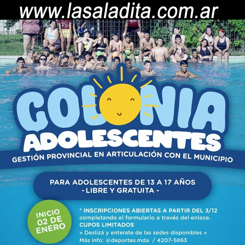  COLONIA ADOLESCENTES