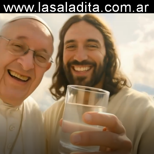 ? Un emotivo encuentro digital: la IA recrea la llegada del Papa Francisco al cielo junto a Jesús