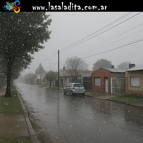 Nevadas en el conurbano: sorprendentes copos en Pilar, José C. Paz y otras localidades bonaerenses