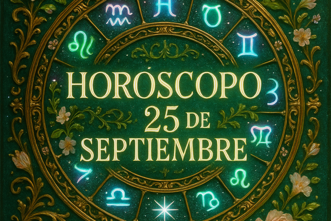 Horóscopo para hoy, jueves 25 de septiembre 2025